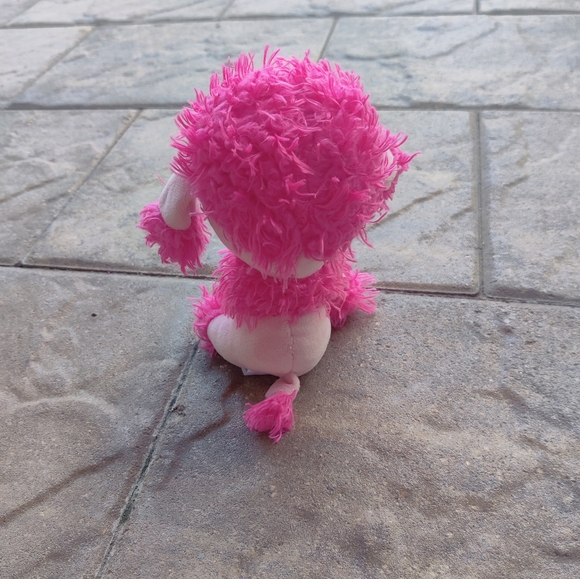 Ty Pink Plush Poodle Toy - Picture 2 of 5